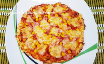 Tvarohová fit pizza